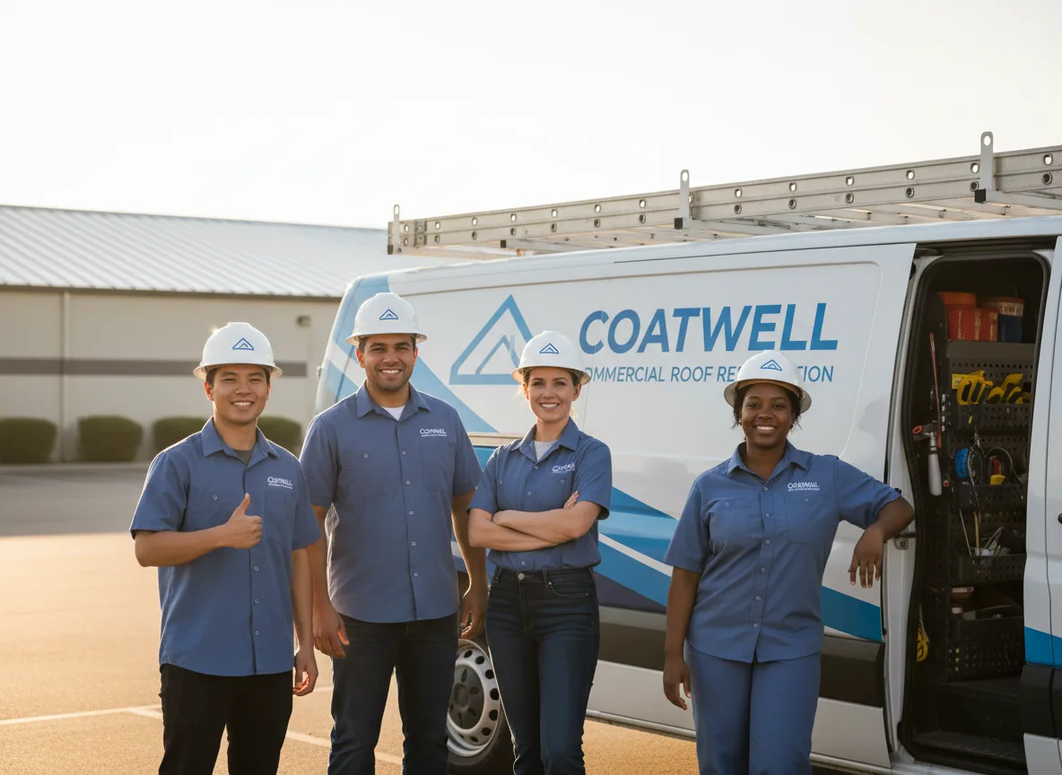 Commercial roof coating company in Fulton, CA